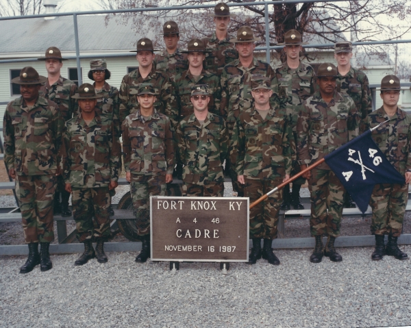 1987,Fort Knox,A-4-46,3rd Platoon Cadre