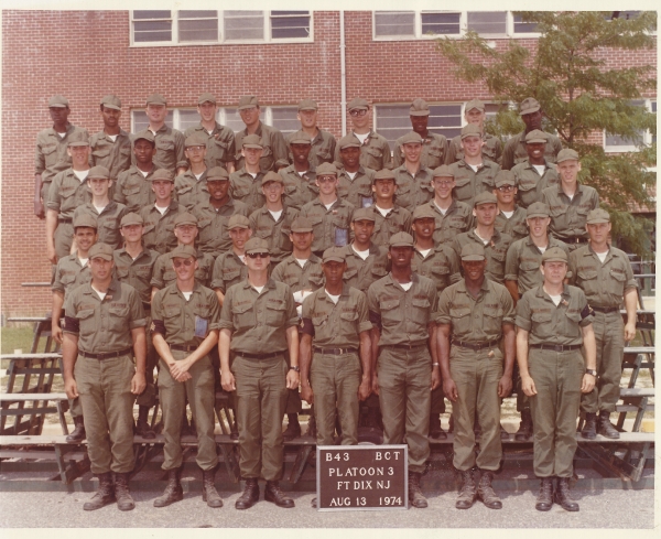 1974,Fort Dix,B-4-3,3rd Platoon