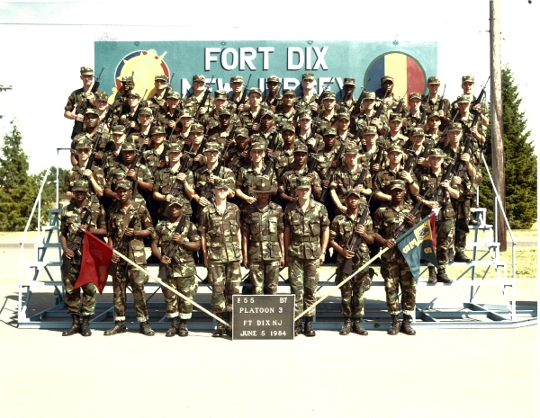 1984, Fort Dix,E-5-5, 3rd Platoon, Front