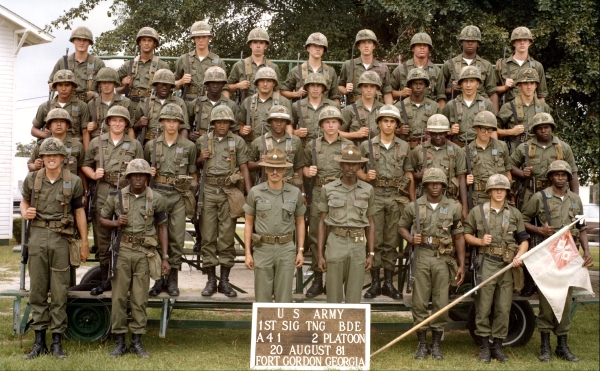 1981, Ft Gordon, A-4-1, 2nd Platoon