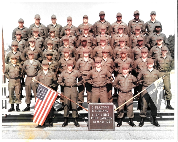 1971, Fort Jackson, E-5-1, Third Platoon