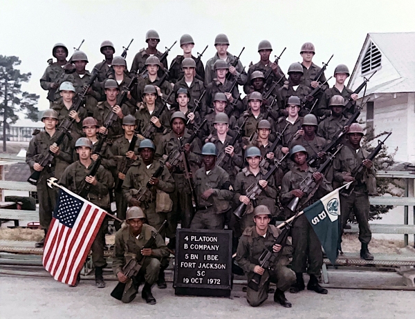 1972, Fort Jackson, B-5-1, 4th Platoon