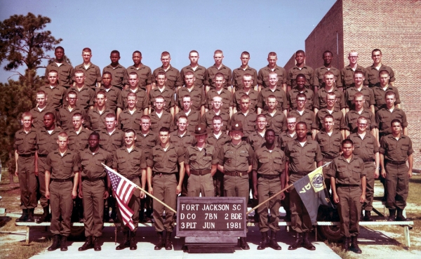 1981, Fort Jackson, D-7-2, 3rd Platoon