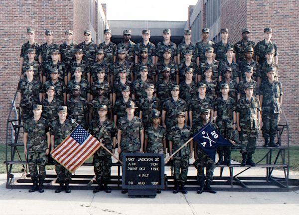 1991, Fort Jackson, A-3-28, 4th Platoon