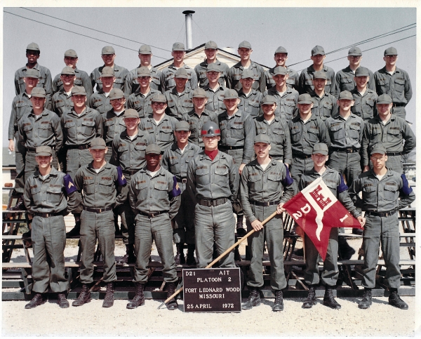 1972, Fort Leonard Wood, D-2-1, 2nd Platoon, AIT