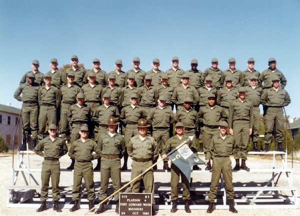 1980, Fort Leonard Wood, C-1-3, 4th Platoon