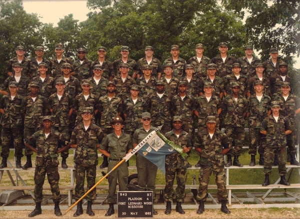 1982,Fort Leonard Wood,B-4-3,4th Platoon