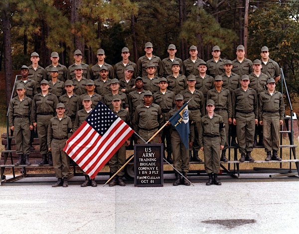 1981, Fort McClellan, E-1, 3rd Platoon