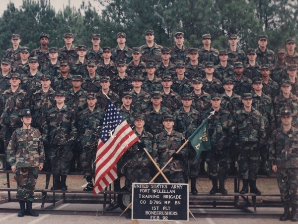 1992,Fort McClellan,1st platoon,Company D,795th MP Battalion