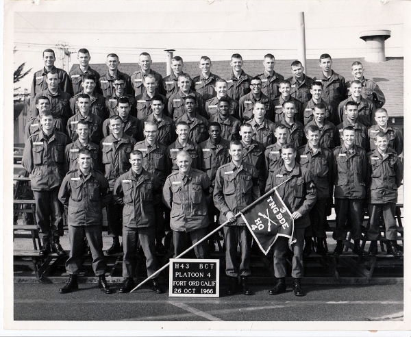 1966,Fort Ord,H-4-3,4th Platoon