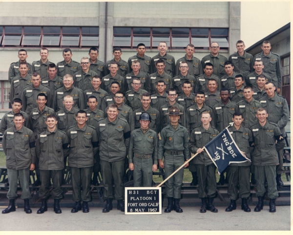 1967, Fort Ord, H-3-1, 1st Platoon (May)