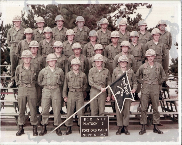 1967,Fort Ord,D-1-2,3rd Platoon AIT