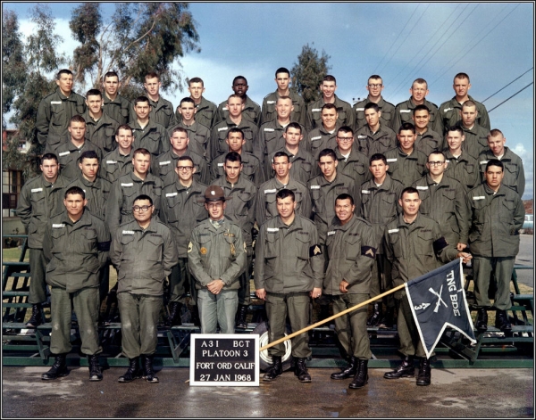1968,Fort Ord,A-3-1, 3rd Platoon