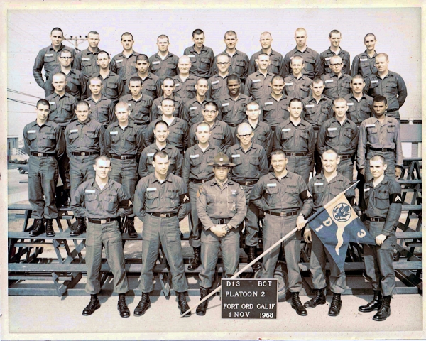 1968, Fort Ord, D-1-3, 2nd Platoon