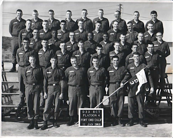 1968,Fort Ord,D-3-3, 4th Platoon