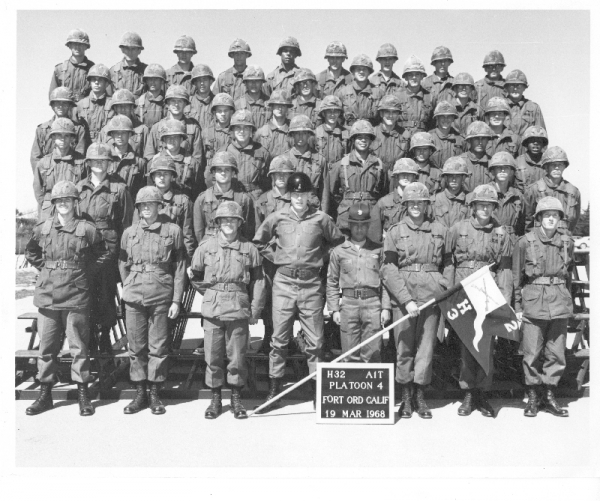1968,Fort Ord,H-3-2,4th Platoon AIT