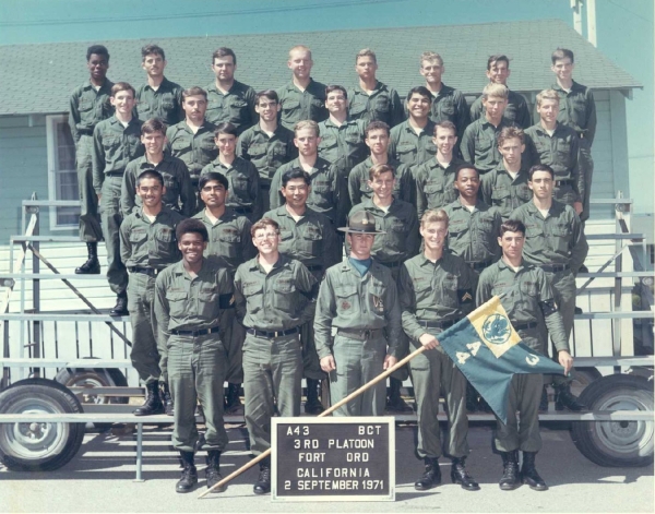 1971,Fort Ord,A-4-3,3rd Platoon