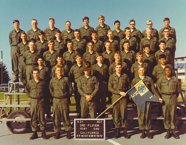 1972,Fort Ord,H,3,1,3rd Platoon