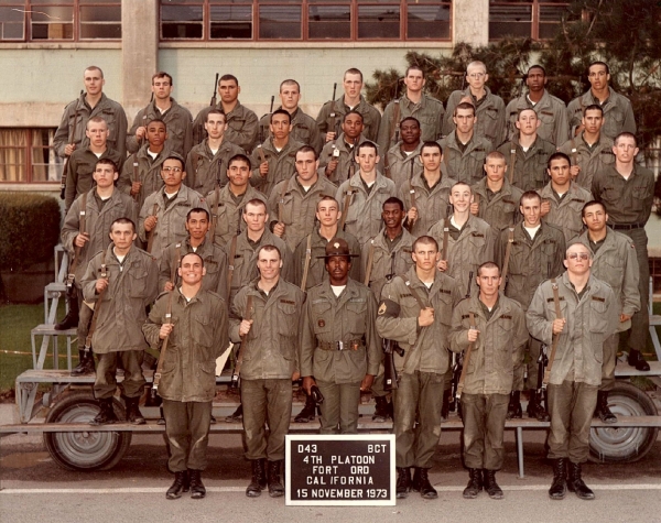 1973,Fort Ord,D-4-3,4th Platoon
