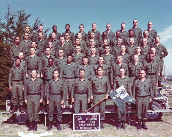 1974,Fort Ord,h-4-3,3rd platoon