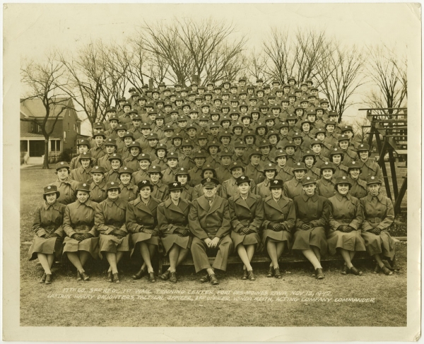 1942, WAC Training Center, Fort Des Moines, Iowa, Company 177, 3rd Regiment