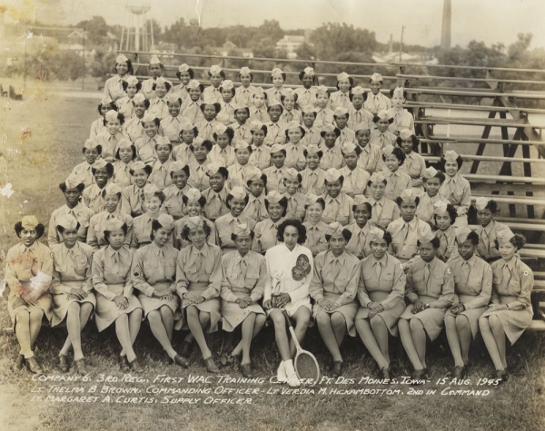 1945, WAAC Training Center, Fort Des Moines, Iowa, Company 6, 3rd Regiment