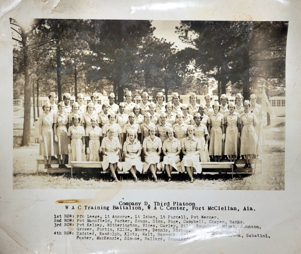 1955, Fort McClellan, Company D, Third Platoon, WAC Training Battalion
