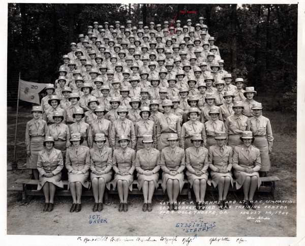 1944,Fort Oglethorpe,Company 3,20th Regiment,Third WAC Training Center