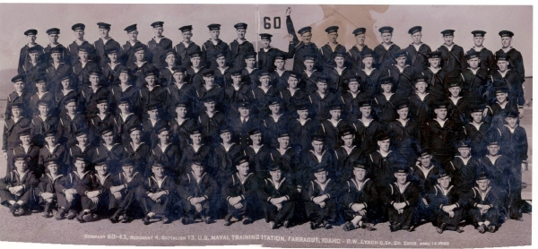 1943,Farragut NTS,Company 60-43,Regiment 4,Battalion 13