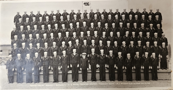 1944, NTS Farragut, Company 496