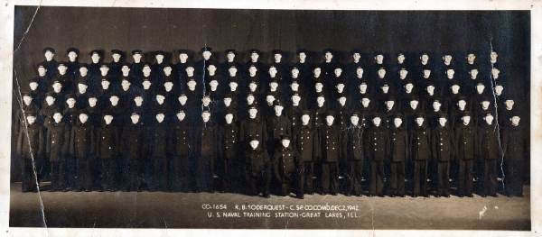 1942, Great Lakes NTS, Company 1654