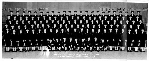 1943, Great Lakes NTS, Company 1615