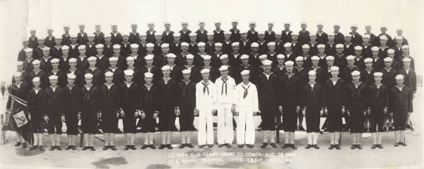 1944,Great Lakes NTC,Company 1654