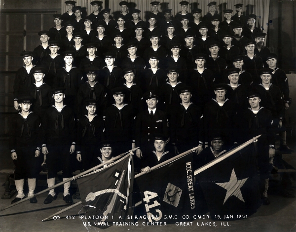 1951,Great Lakes NTC,Company 412,Platoon 1