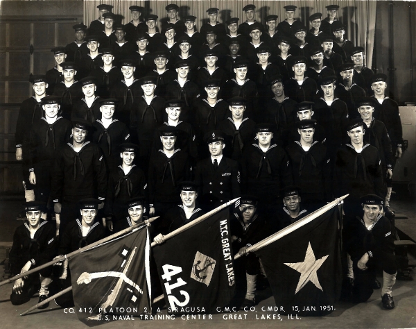 1951,Great Lakes NTC,Company 412,Platoon 2