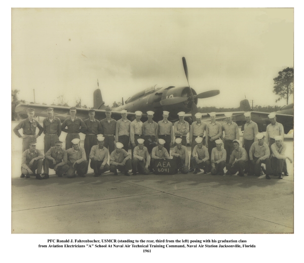 1961,Aviation Electricians  A School,Naval Air Station Jacksonville, FLA