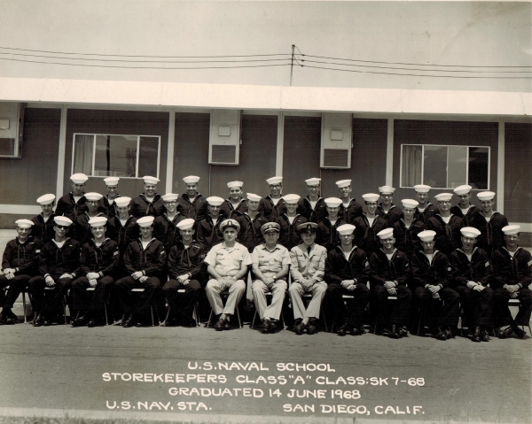 1968,NTC San Diego,Storekeeper's School,Class SK 7-68