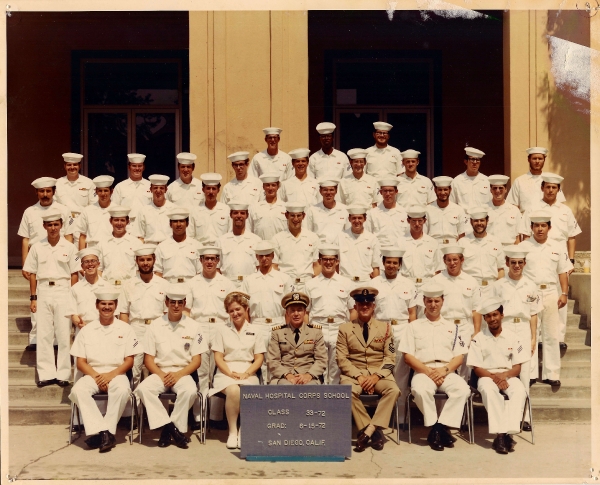 1972, Naval Hospital Corps School, San Diego, Class 3372
