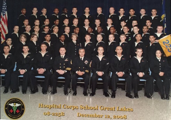 2008,Great Lakes, Hospital Corps School,Class 08-225B