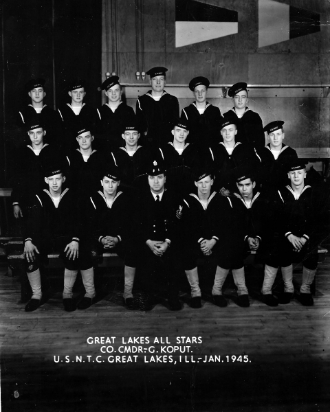 1945,Great Lakes NTC All Stars,Front