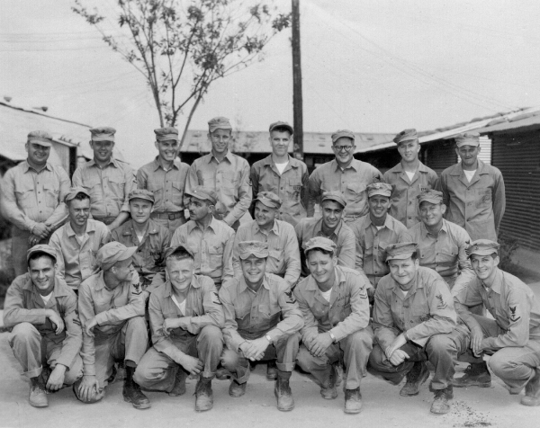 1952 (Circa), Korea, Marine Air Group 33 Medical Corpsmen