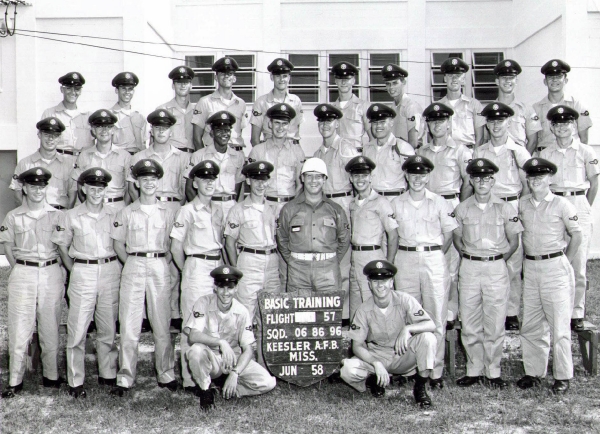 1957,KeeslerAFB,Squadron 6-86-96, Flight 057