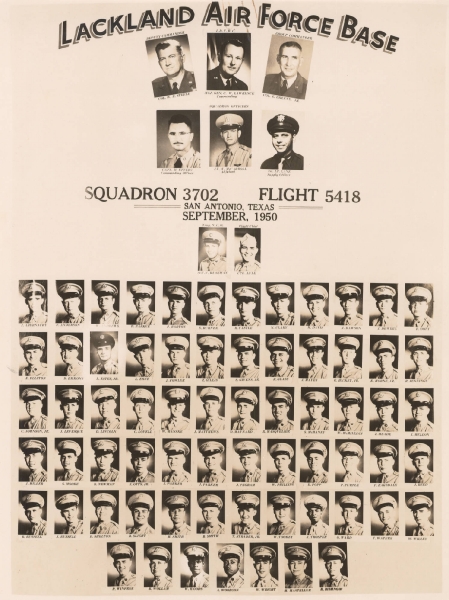 1950,Lackland AFB,Squadron 3702,Flight 5418