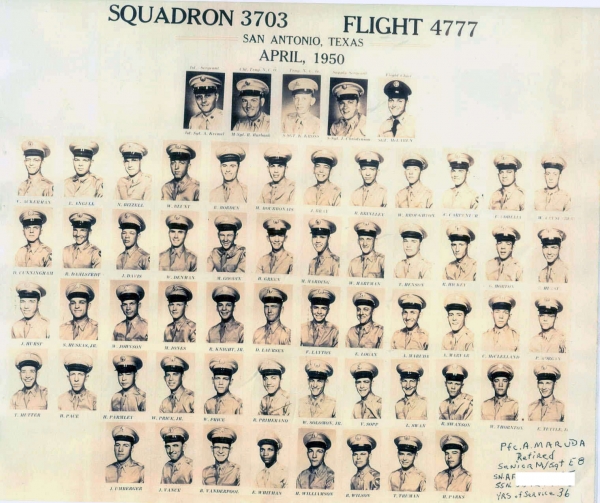 1950,Lackland AFB,Squadron 3703,Flight 4777