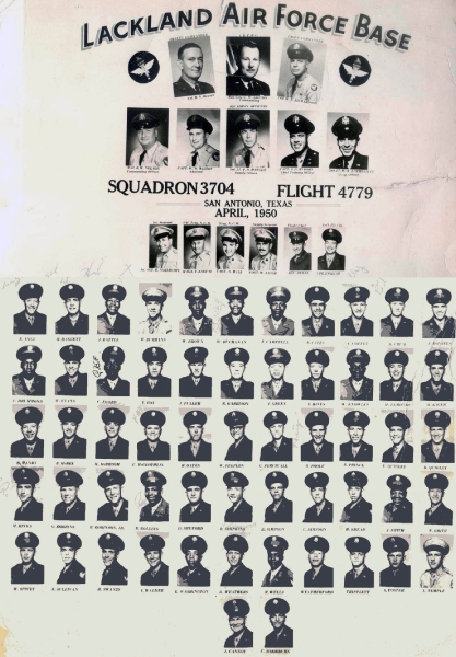 1950,Lackland AFB,Squadron 3704,Flight 4779