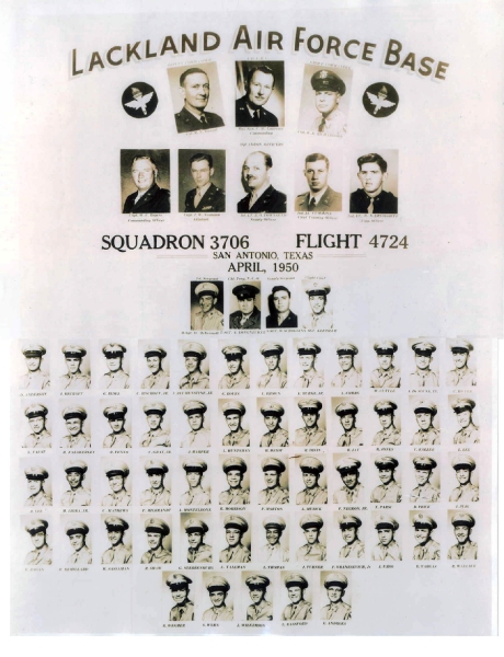1950,Lackland AFB,Squadron 3706,Flight 4724