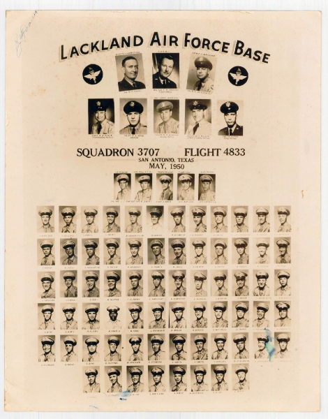 1950,Lackland AFB,Squadron 3707,Flight 4833