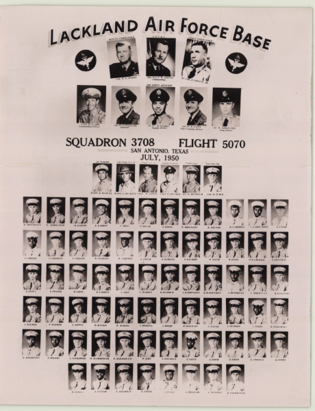 1950,Lackland AFB,Squadron 3708,Flight 5070