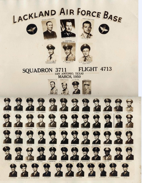 1950,Lackland AFB,Squadron 3711,Flight 4713