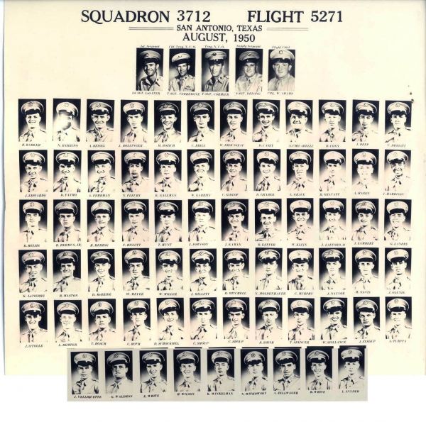 1950,Lackland AFB,Squadron 3712,Flight 5271